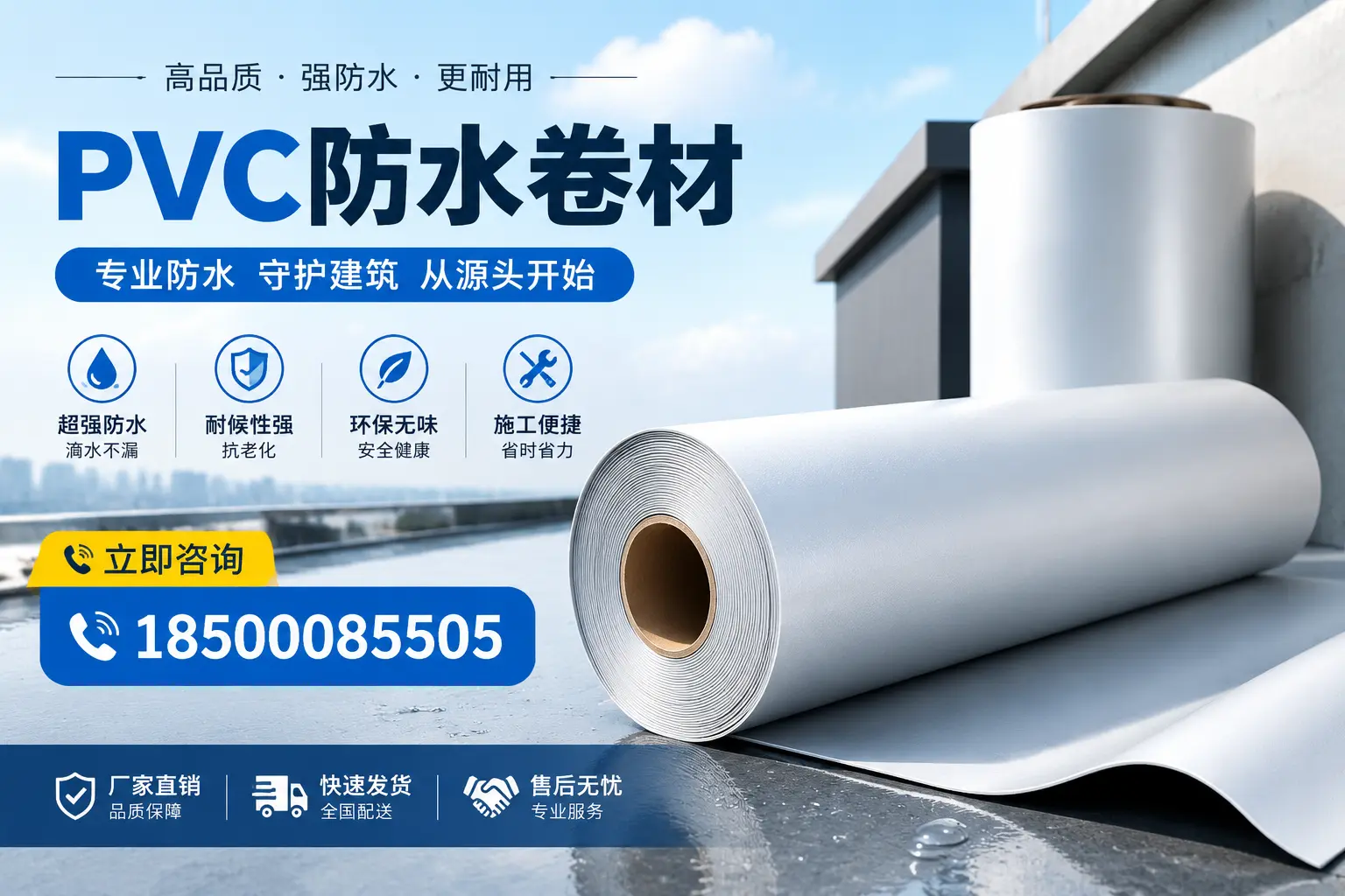 如何评估PVC防水卷材的性价比？陵水消费者必看